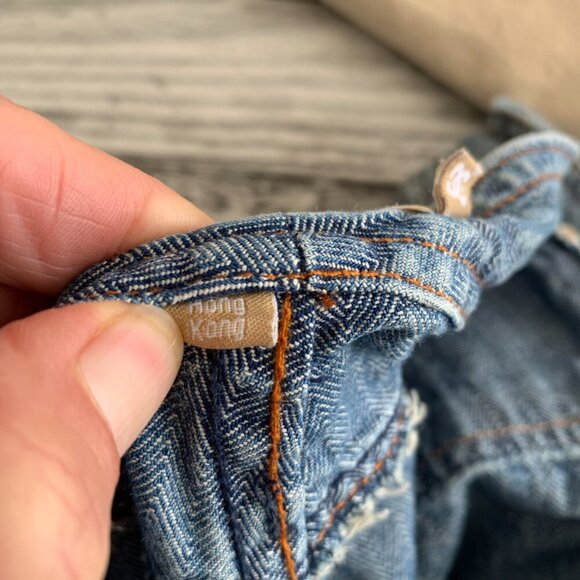 Vintage Y2K DC Shoes Cargo Denim Mid Low Rise Bootcut Jeans - Picture 10 of 16